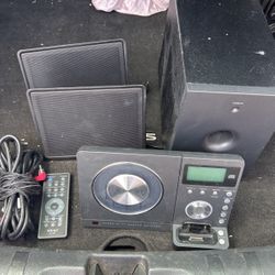 TEAC Subwoofer Radio W/ Cd Player 
