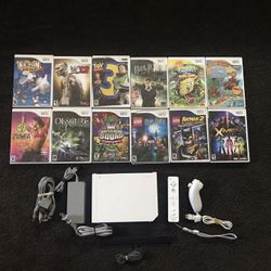 Nintendo WII and 12 Games