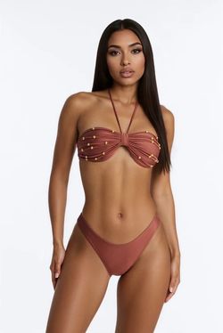 Beaded 2 piece bikini set ! Size Medium