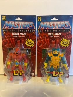 Masters of the Universe LOP Beast Man and Mer-Man (2021) SyFy Fantasy