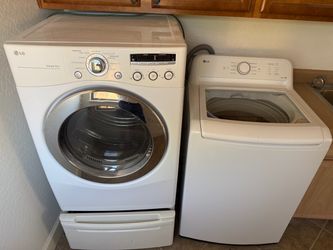 LG washer and dryer