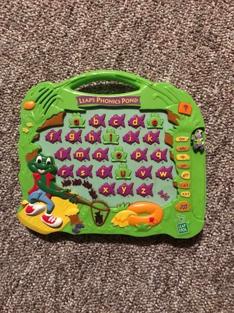 Kids leap frog leap’s Phonics Pond Learning center