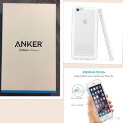 BRAND NEW/SEALED ANKER Slim Clear Case for iPhone 6s/6