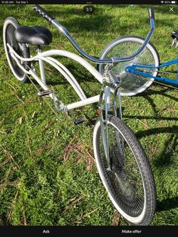 2 26” beach cruiser stretched bikes
