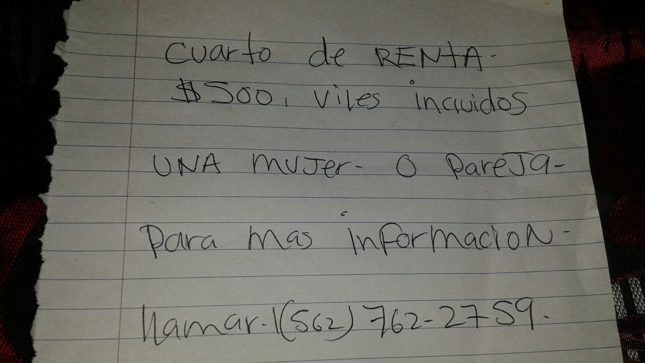 Cuarto de renta