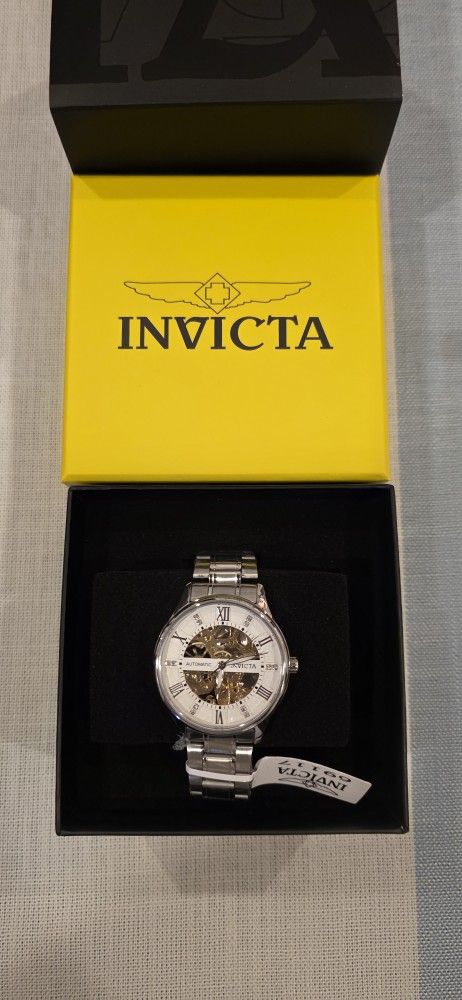 Invicta Objet D Art Automatic Men's Watch w/ Skeleton Dial
