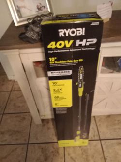Ryobi 40v brushless pole saw kit  BRAND NEW IN BOX