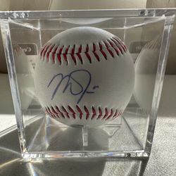 MIKE TROUT SIGNED LOS ANGELES ANGELS AUTOGRAPHED BASEBALL W/HOLOGRAM COA 833