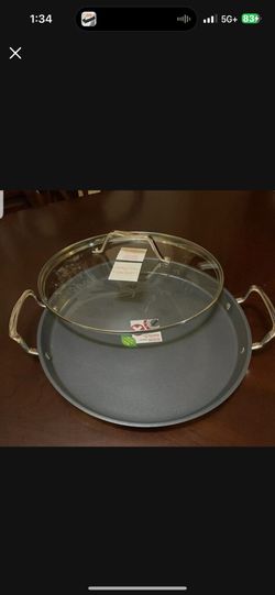 Princess House Stainless Steel Nonstick 9" Round Griddle 6976 