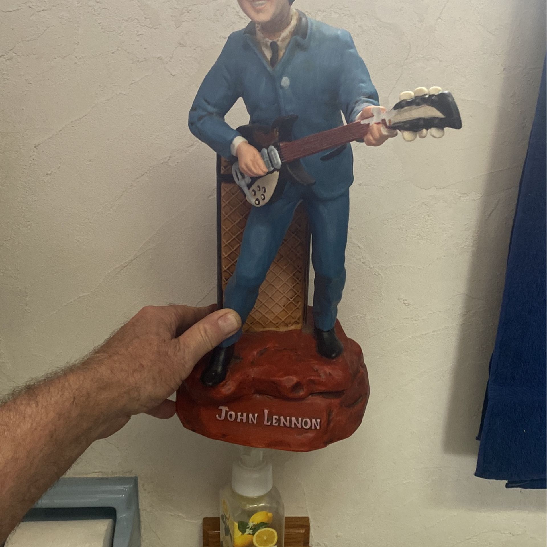 1981 Beatles John Lennon Music Box Whiskey Decanter for Sale in