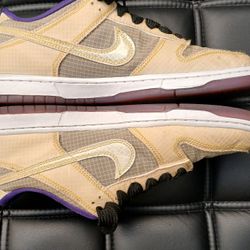 Union LA x Nike Dunk Low Passport Sneakers purple yellow SZ 10