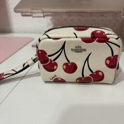 coach mini makeup bag