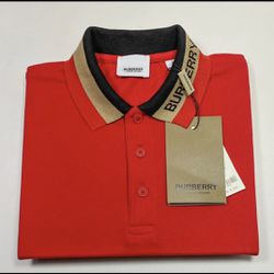 Burberry XL Red Men’s Shirt T-Shirt 
