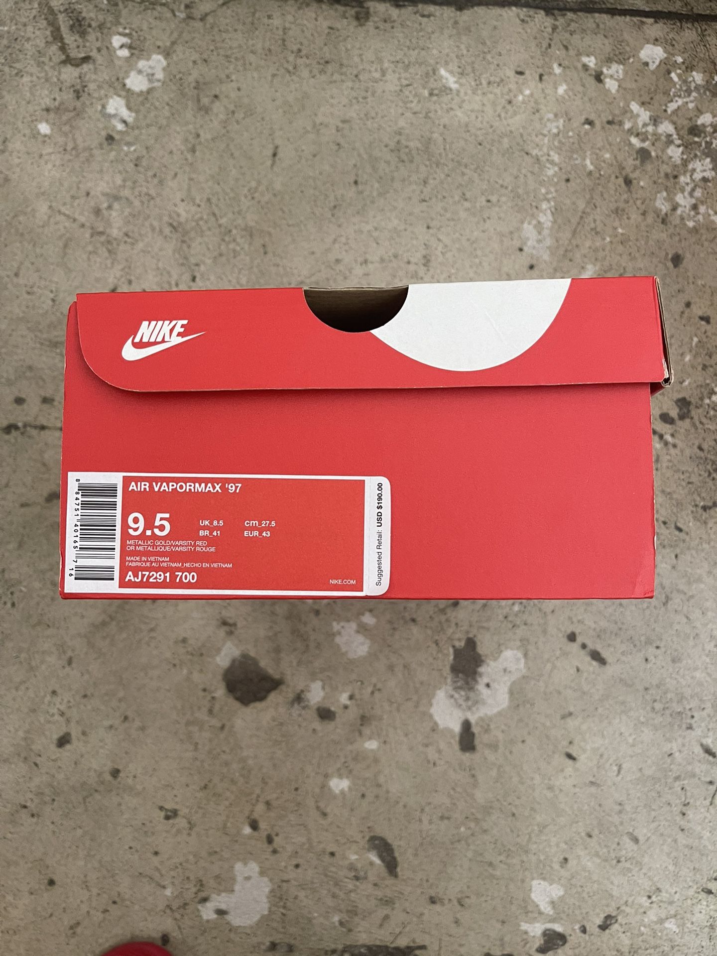 Vapormax 97 clearance rouge