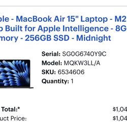 MacBook Air - 15” M2