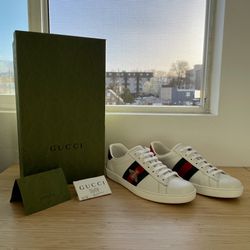 White “ACE” Gucci Shoes 