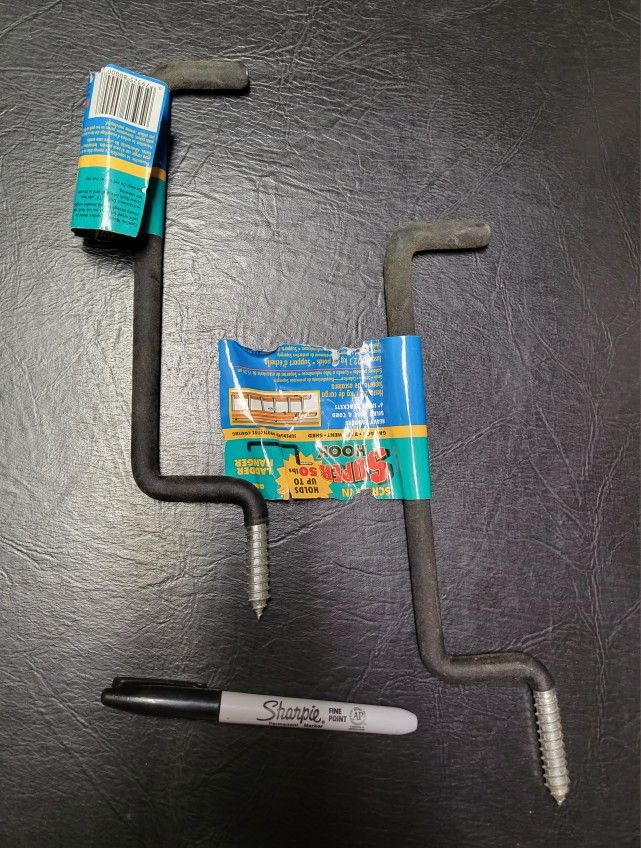 Ladder Hooks, Screw In NEW!