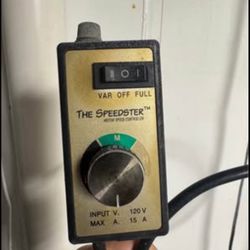 The Speedster motor speed controller  (Grow Equipment)