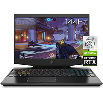 HP OMEN 15.6" Laptop - 10th Gen Intel Core i7-10750H - GeForce RTX 2070 Max Q - 144Hz 1080p