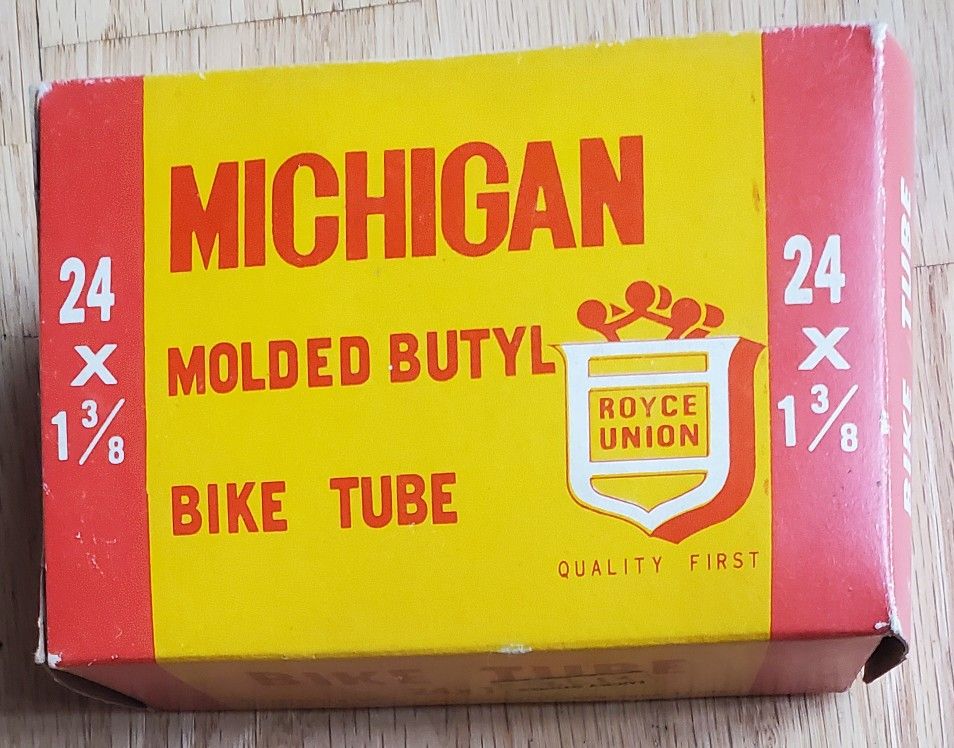 Tube 24 1 3/8 Michigan Molded Butyl Bike Tube 24 1 3/8