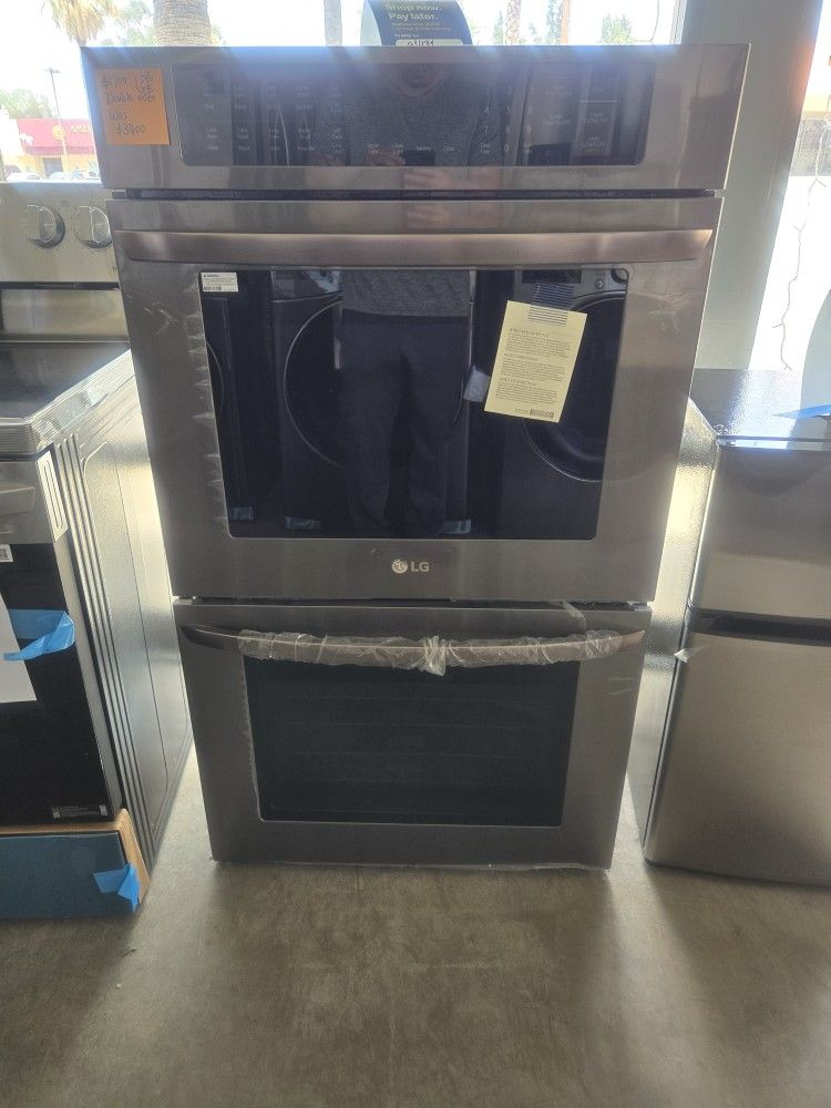 Lg Double Wall Oven (Black)