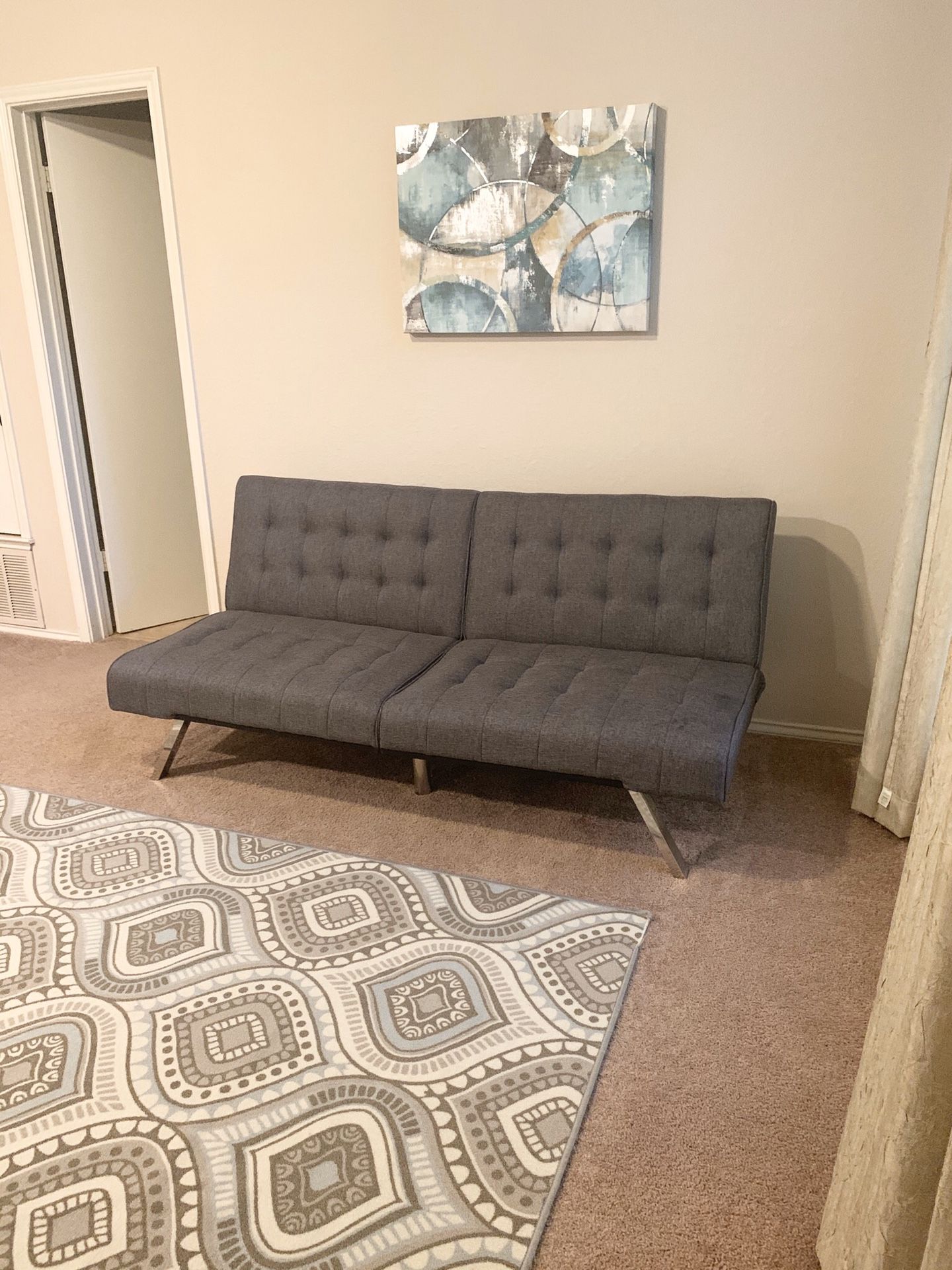Futon sofa gray