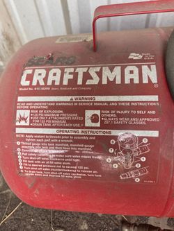 Craftsman air tank