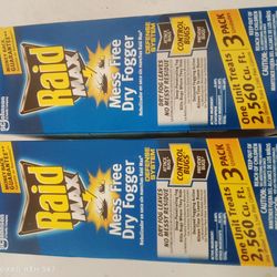 (2) 3pk Raid Max Fogger