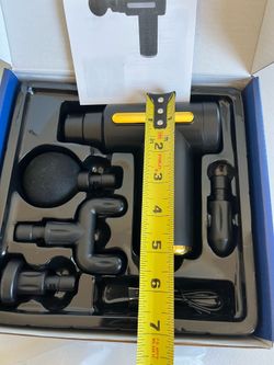 1pc Fascia Electric Massage Gun - Deep Tissue Tapping. Portable Handheld with Ultra-Quiet Brushless Motor, Speed Control. Relieves Muscle. Suitable fo