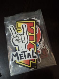 Rock Themed Sticker Pack - 23 Total