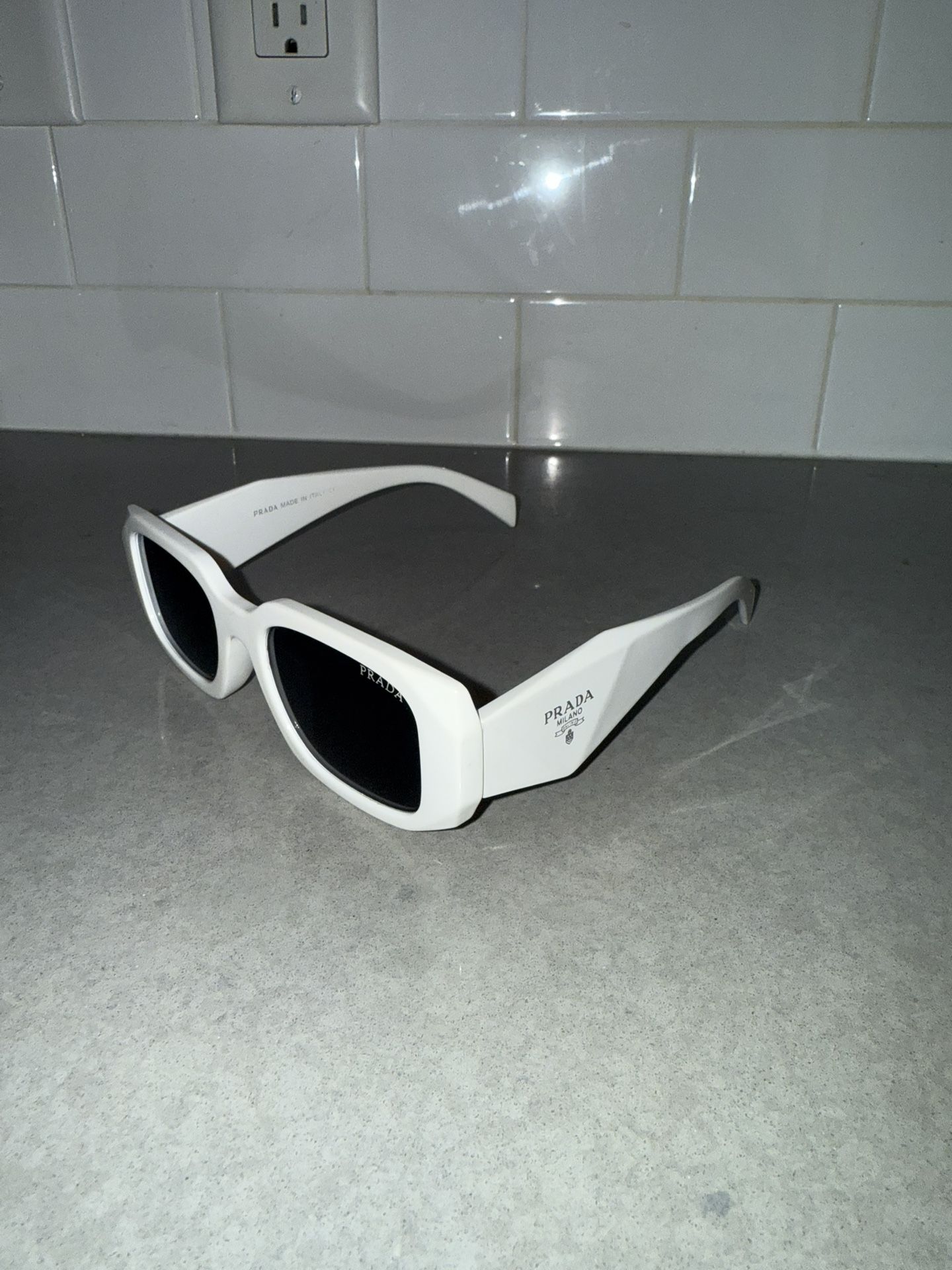 White Prada Sunglasses