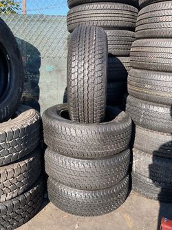 Set of four Used 265/60R18 $300 ,  Brand BRIGESTONE