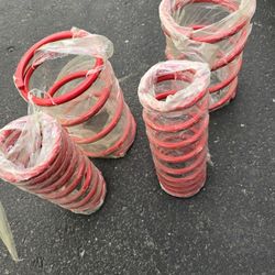2001-2005 Honda Civic em2 es1 Aftermarket Maxdeedingrods Rear Coilovers Lowering Springs and Spoiler