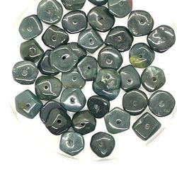 Green Agate Beads