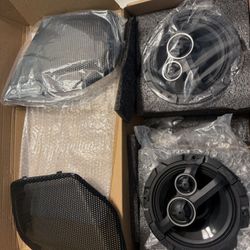 2025 Cvo Upgrade 3 Way Speakers, Grills And Amp