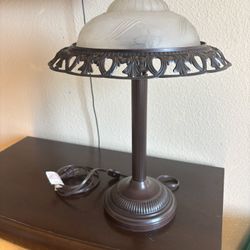 Vintage Antique Bronze Lamp