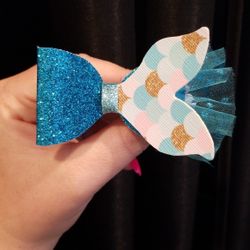 Mermaid Tail Hair Bows