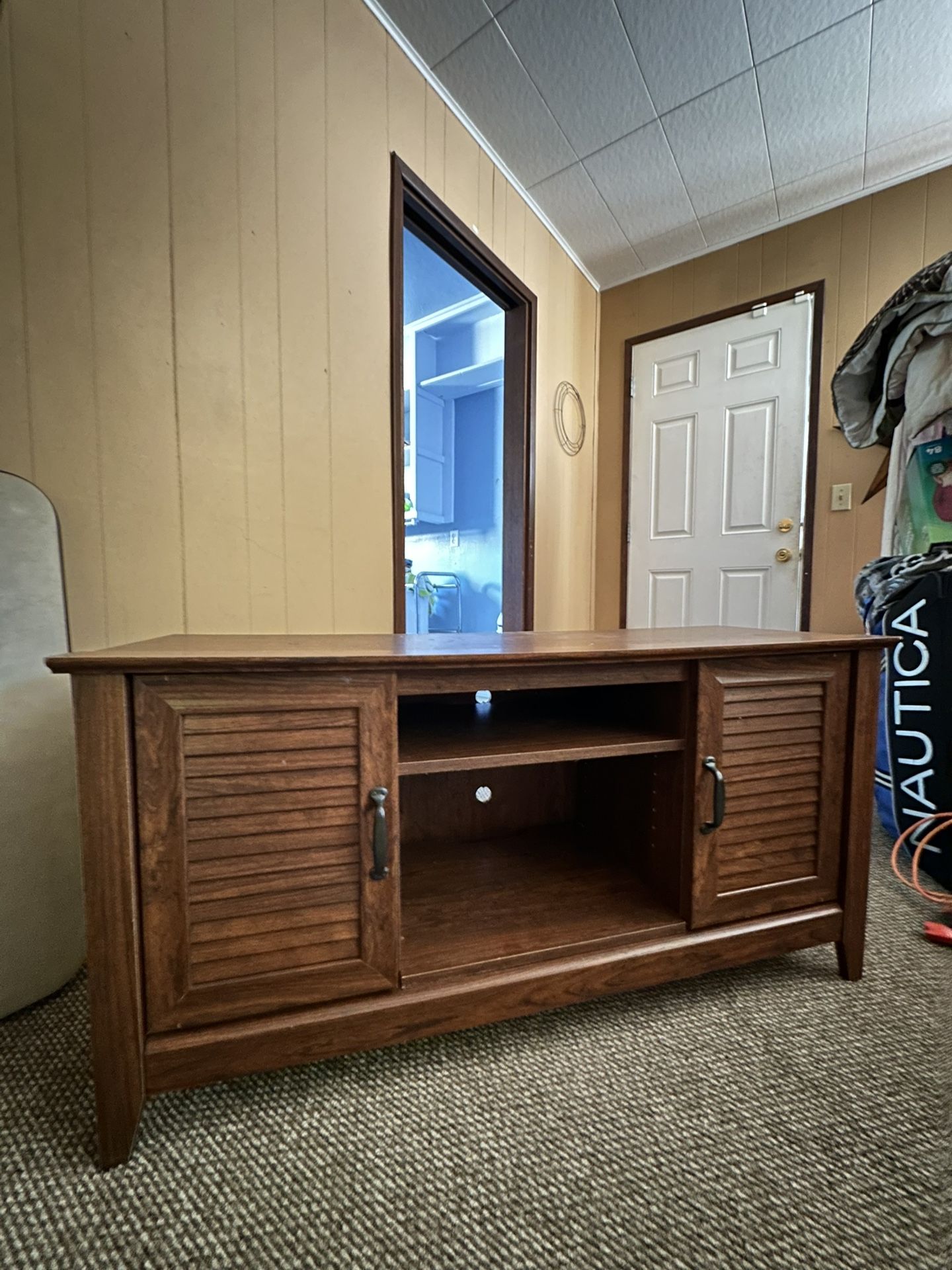 Brown Wood Tv Stand