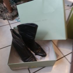 Gianni Bini Size 10 M. Black Leather 
