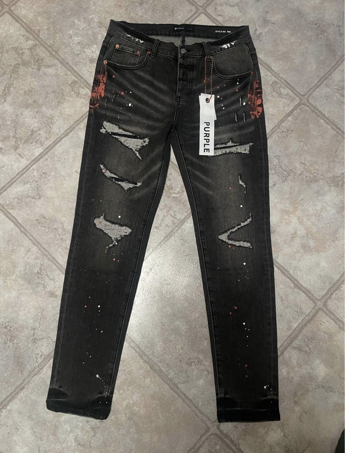 Purple Jeans Size 34