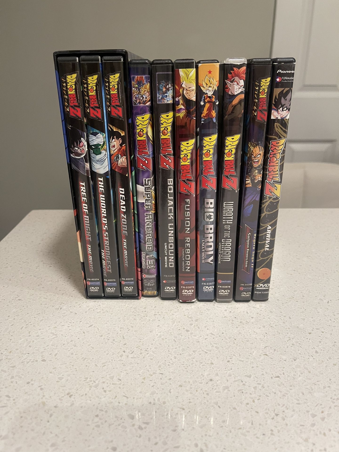 Dragon Ball Z DVD Lot 