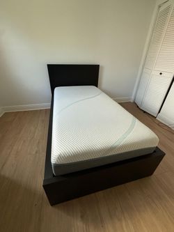 Twin XL Mattress - Tempur-Pedic TEMPUR-Adapt Medium Hybrid + Twin Bed Frame