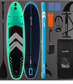 Inflatable Stand-Up Paddle Board with LED