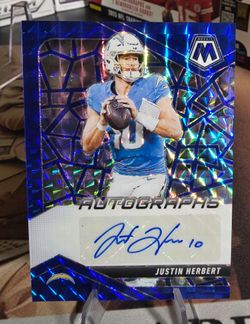 2025 Mosaic Justin Herbert Auto Blue /99