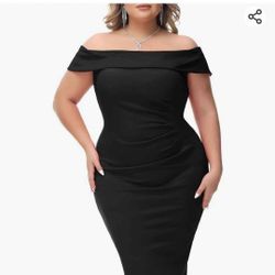 NEW Beautiful BLACK 🖤 Dress Size 24. See photos. Cash And Pickup Only. Well For An Amazing Price 