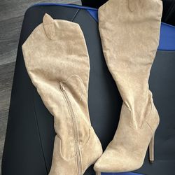 Nude Boots/heels 