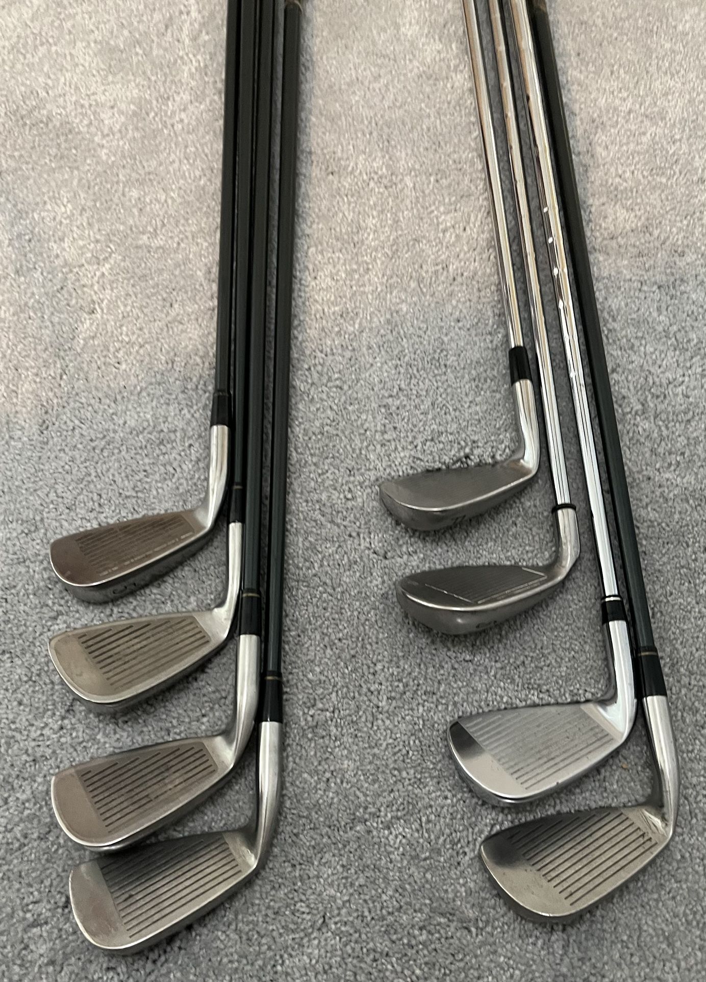 Maruman CS301T 38 Iron Set, Taylormade 7iron, Callaway Sand Wedge, Titleist Pitching Wedge