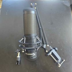 HyperX QuadCast S RGB USB Condenser Microphone with Shock Mount for Gaming, Streaming, Podcasts