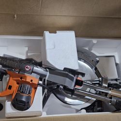 RIDGID DUAL BEVEL SLIDING COMPOUND MITER SAW 
