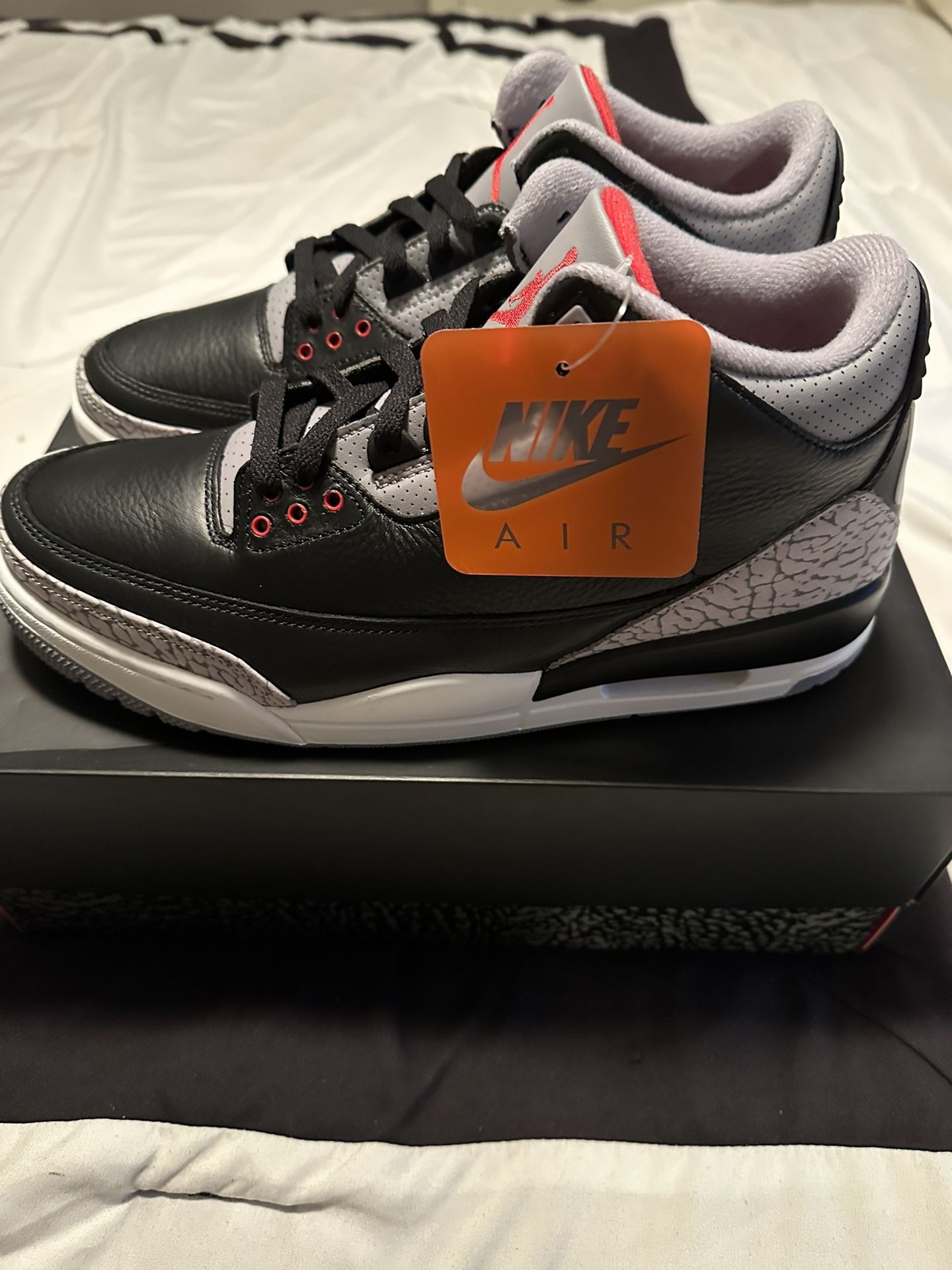Brand New Jordan Retro 3 Black Cement Size 10